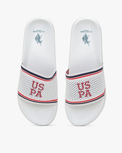 Buy Off white Flip Flop Slippers for Men by U.S. Polo Assn