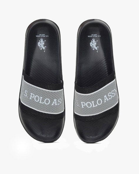 Buy Black Flip Flop Slippers for Men by U.S. Polo Assn. Online