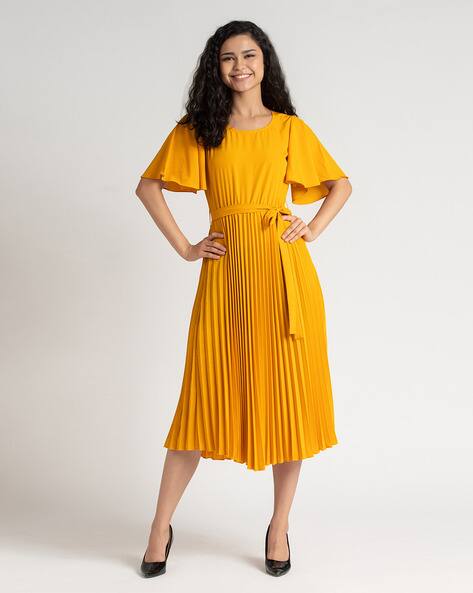 Buy Yellow Dresses for Women by AASK 