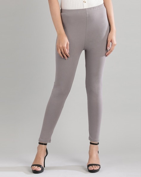 Ankle-Length Leggings with Elasticated Waist