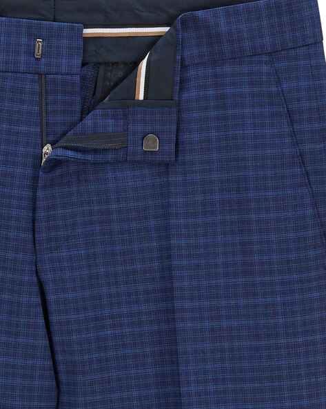 Mens Vintage Style Suit Trousers in Pinstripe  Checks  XPOSED London