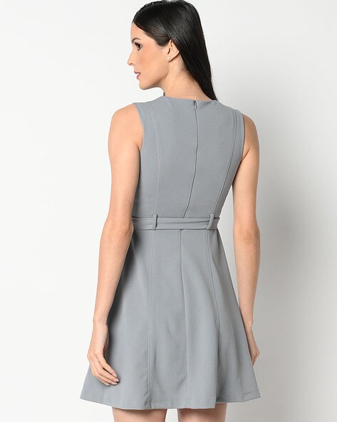 Buy Grey Dresses for Women by MADAME Online Ajio