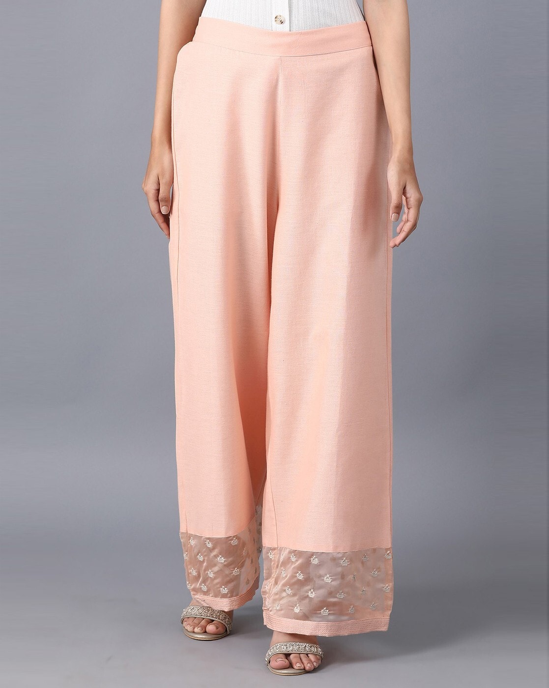 Buy Cream Trousers & Pants for Women by BANI WOMEN Online | Ajio.com