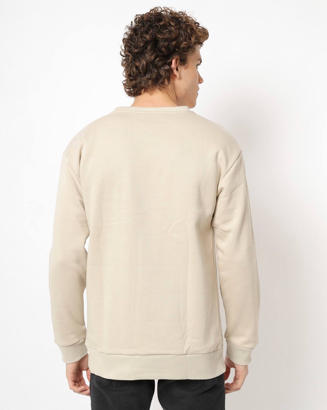 Buy Beige Sweatshirt \u0026 Hoodies for Men 