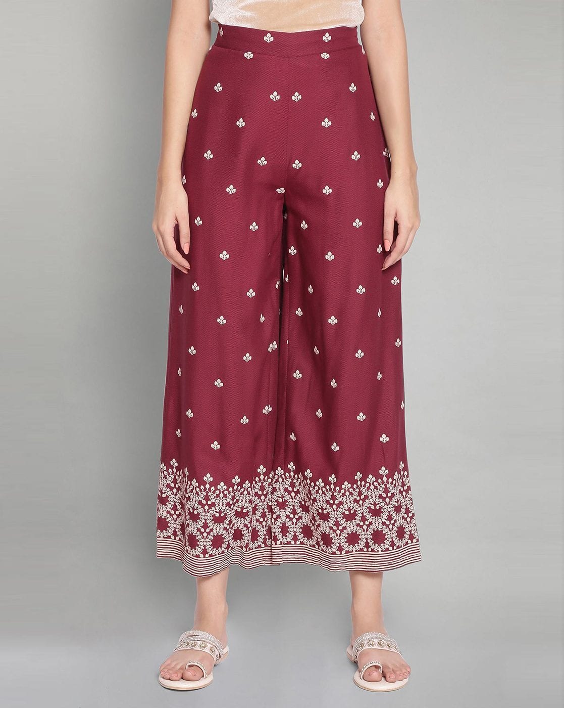 Buy Maroon Pants for Women by W Online 