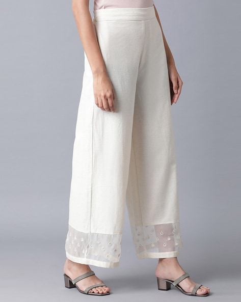 White Palazzos - Buy White Palazzos Online Starting at Just ₹119