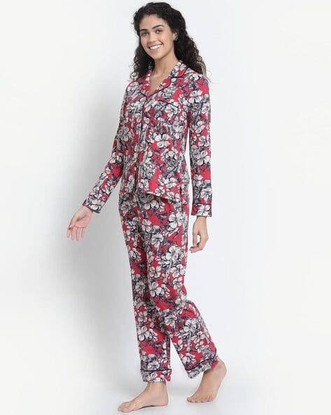 Floral Print Nightwear Set view 3