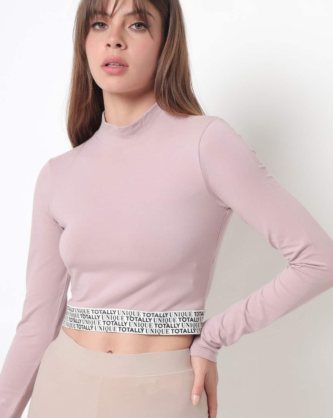 ajio crop t shirt