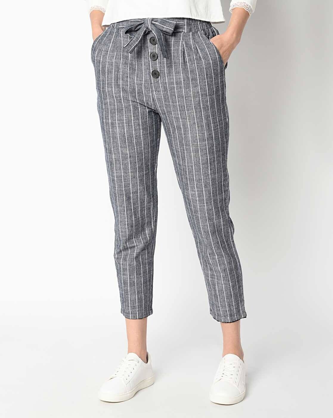 Buy Blue Trousers \u0026 Pants for Women by 