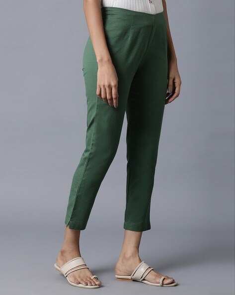 Buy Green Pants for Women by W Online