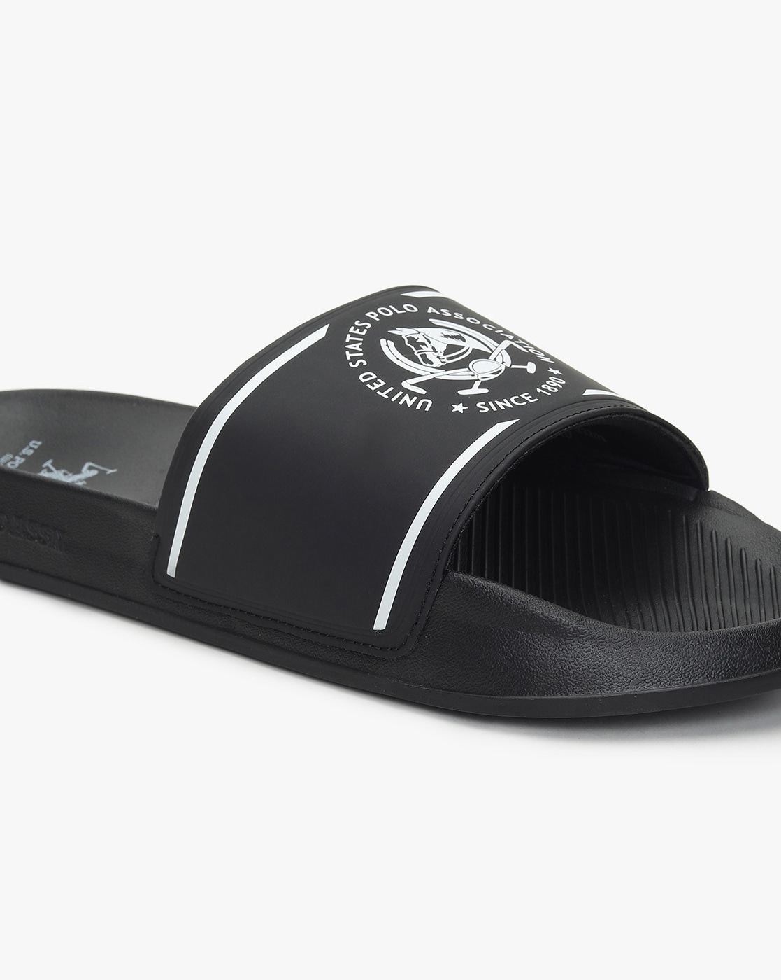 Buy Black Flip Flop Slippers for Men by U.S. Polo Assn. Online