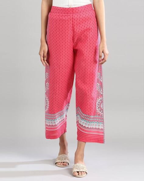 Printed Palazzo with Elasticated Waistband Price in India