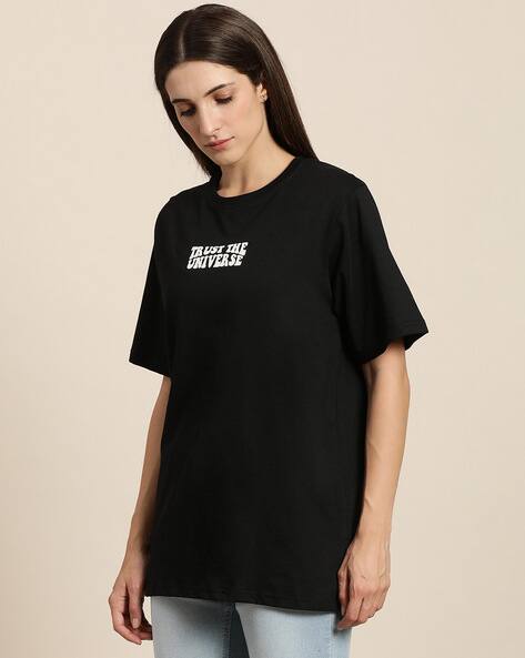 Black Tshirts for Women by DILLINGER 