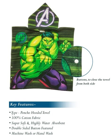 Hulk discount bath towel