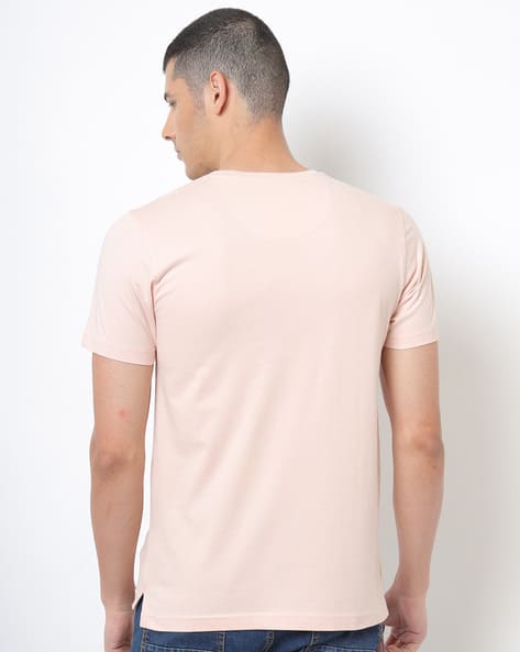 Buy Peach Tshirts for Men by Teamspirit 