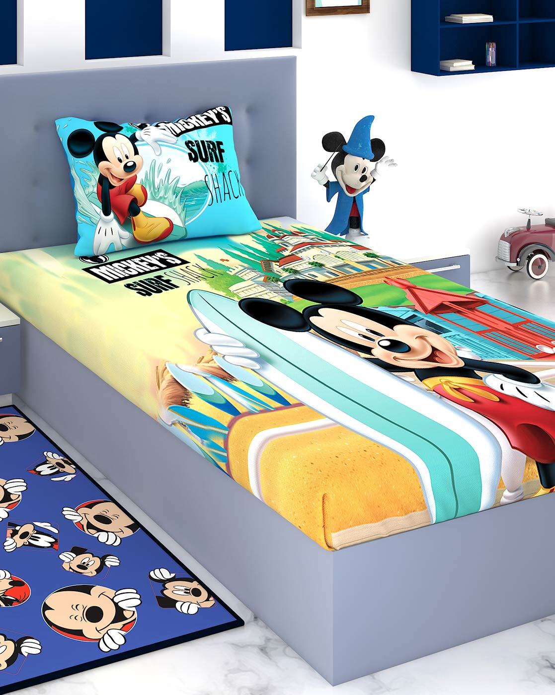 Mickey minnie hotsell bed sheets