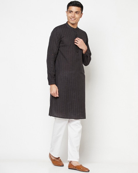 Fabindia 2025 black kurta