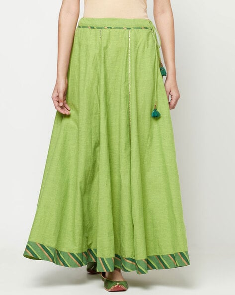Green Sarong Midi Skirt  New Look