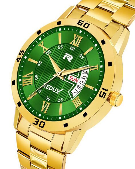 Abrexo mens gold watch hot sale