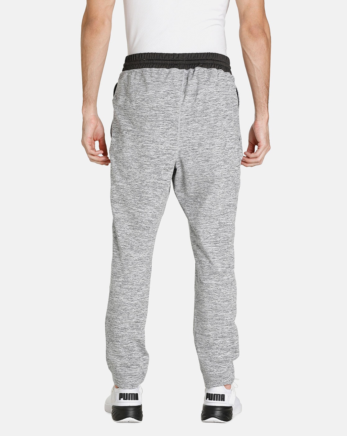 mens puma grey joggers