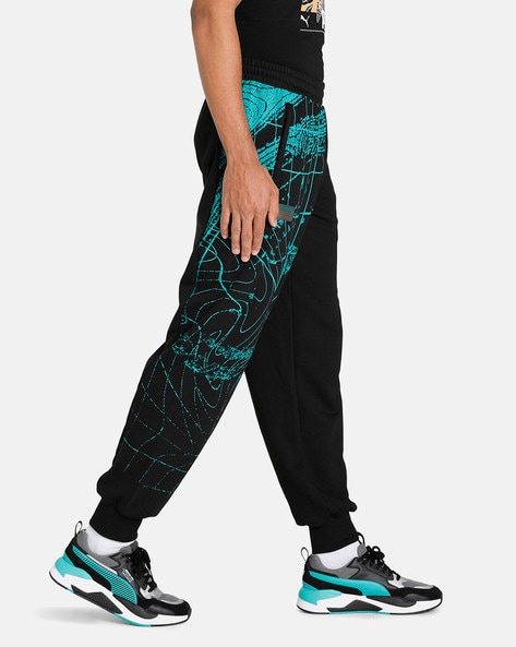 Mercedes F1 Graphic Print Placement Joggers