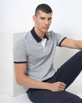 Checked Polo T-shirt