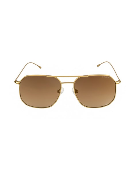 Shop Gucci GG Upside Down 55MM Rectangular Metal Sunglasses | Saks Fifth  Avenue