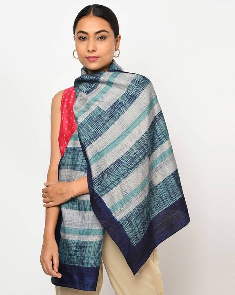 Striped Woven Stole Price in India