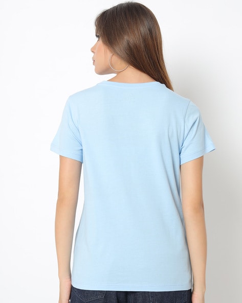 Buy Blue Tshirts for Women by DNMX Online