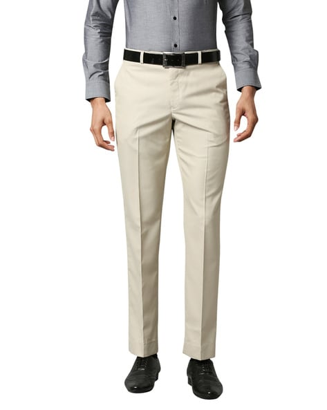 Buy Park Avenue Brown Comfort Fit Formal Trousers  Trousers for Men  1236024  Myntra
