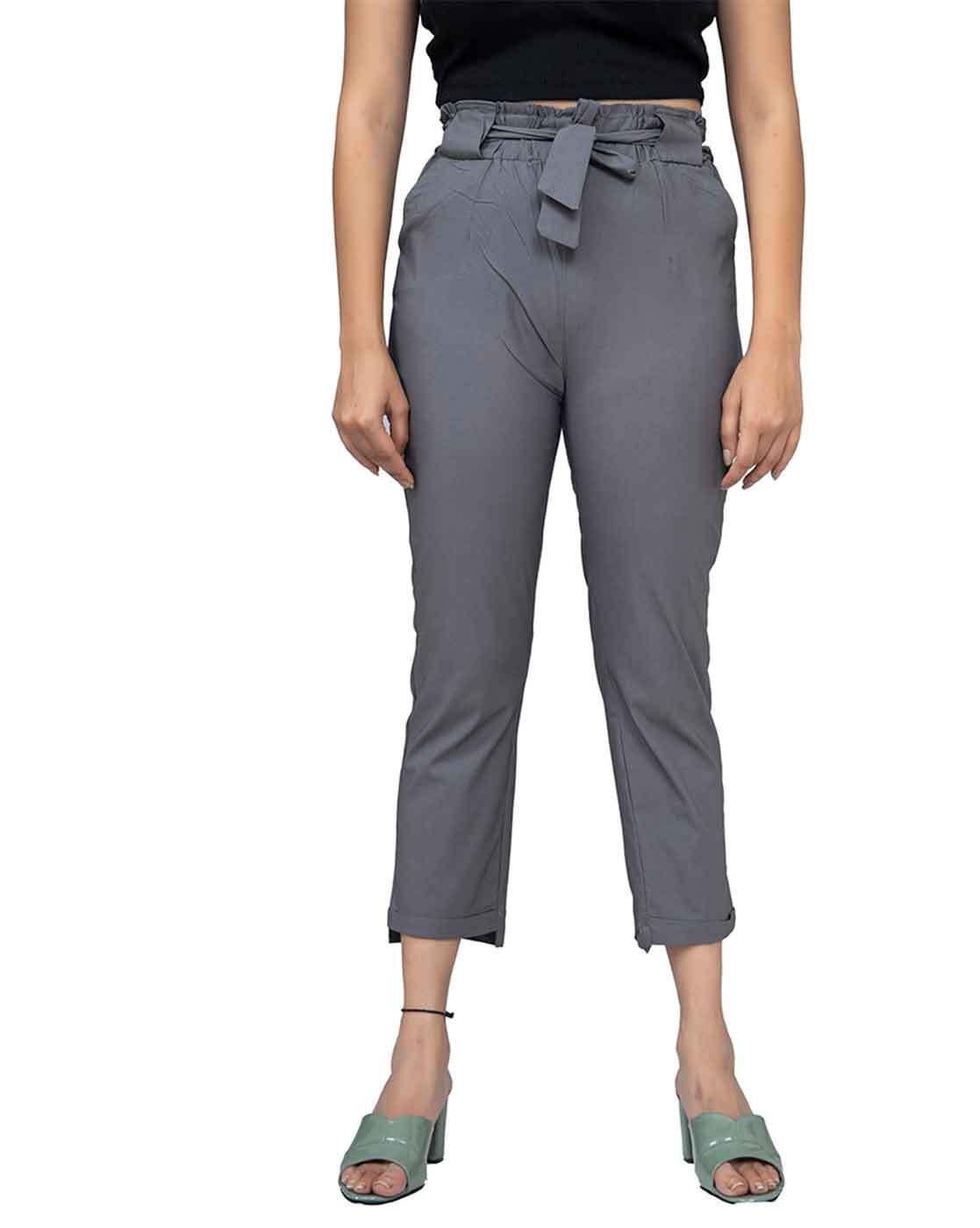 The Long Cigarette Pant In Heather Silver - Shady And Katie - Shady And  Katie