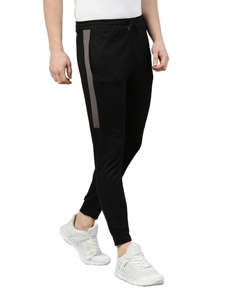 RAFTAR Black Cotton Blend Trackpants Single - Buy RAFTAR Black Cotton Blend  Trackpants Single Online at Best Prices in India on Snapdeal