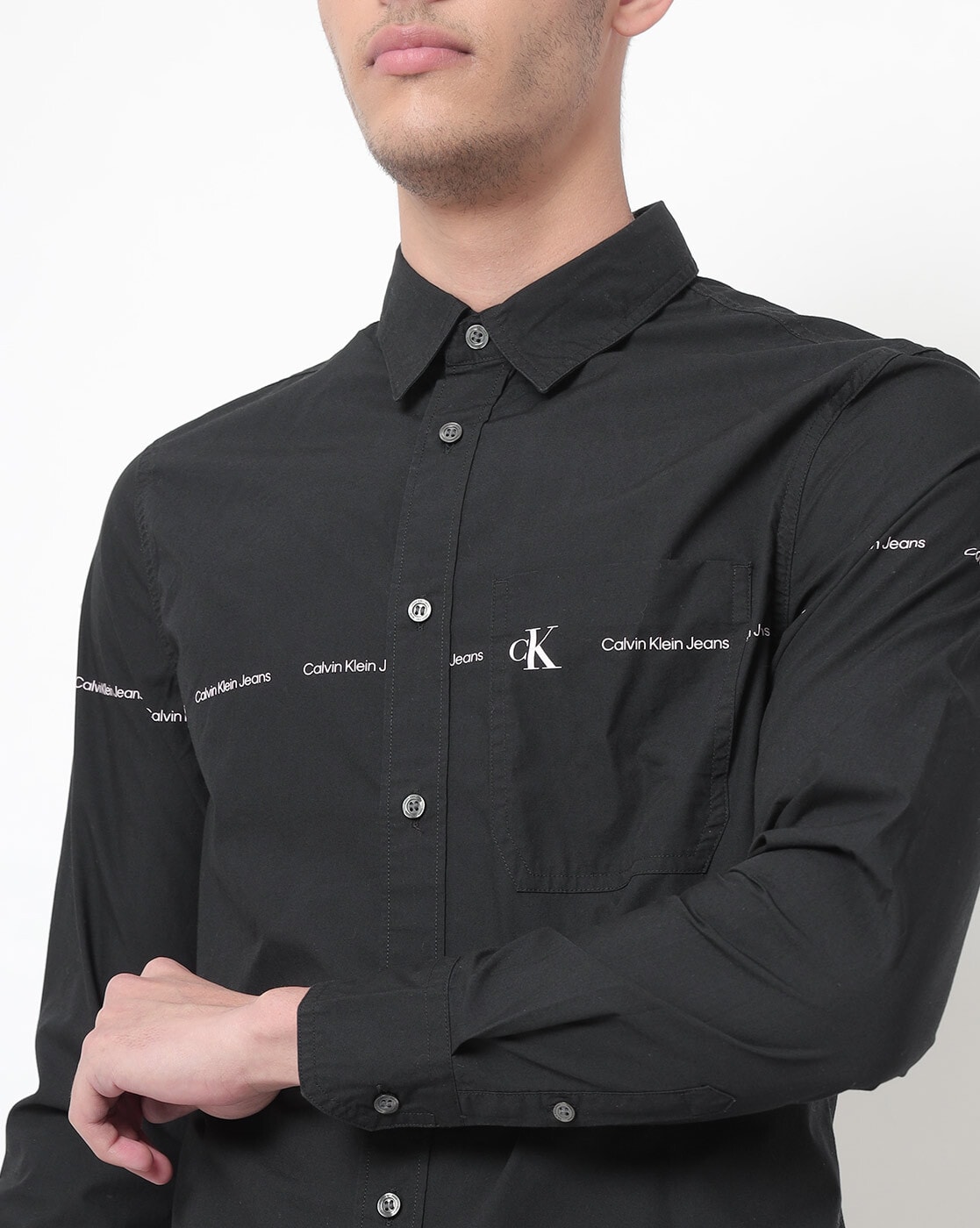 Buy Black Shirts for Men by Calvin Klein Jeans Online