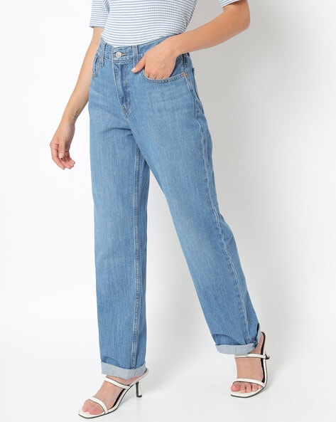 Levi's Mid-rise Flared Jeans in Blue