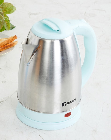 Rise N Shine Mint Green Solid Stainless Steel Electric Kettle
