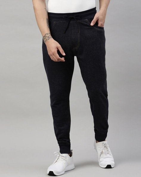 Blank French Terry Cotton Mens Joggers By AUTHENTIC BRAND, 55% OFF
