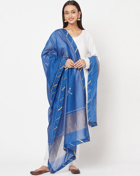 Embellished Cotton Dupatta Price in India