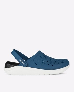 crocs slingback clogs with perforations