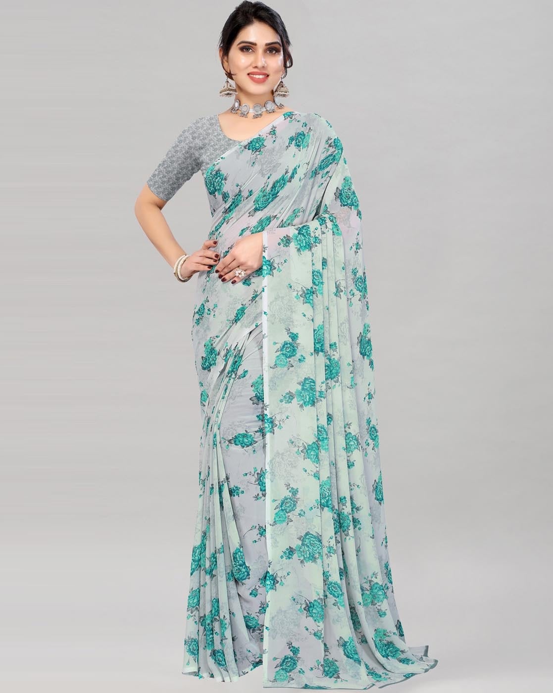 Buy Multicolored Sarees for Women by AAGAMAN Online | Ajio.com