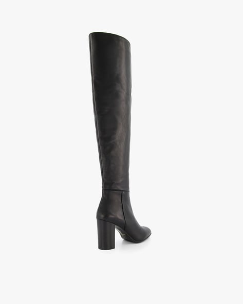 Dune over shop the knee boots