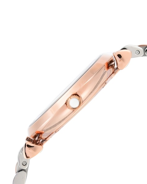 Emporio Armani rose gold / silver stainless steel AR1840 women's watch |  Fruugo IE