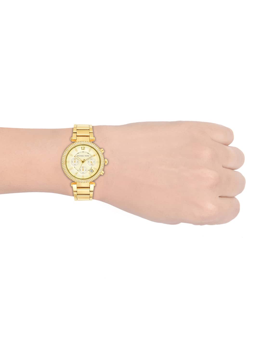 Buy Michael Kors Women Parker Chronograph Watch MK5354 Gold