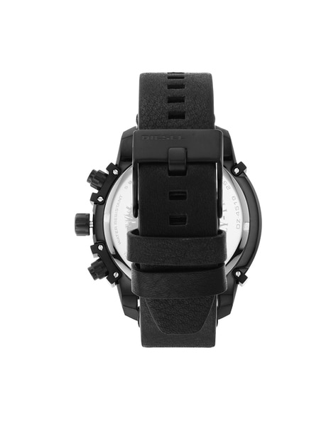 Buy DIESEL DZ4519 Griffed Multifunction Chronograph Watch | Black Color Men  | AJIO LUXE