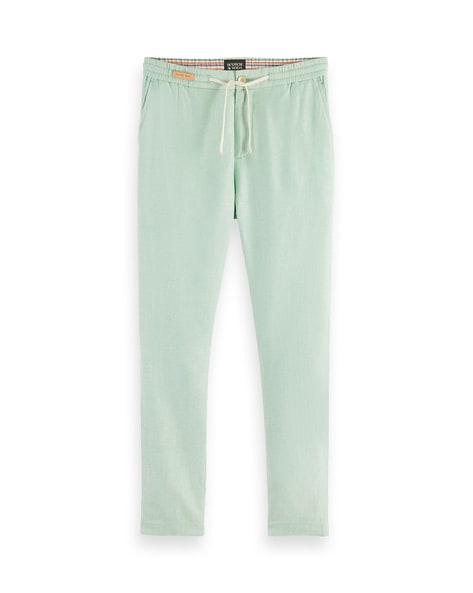 H and m online linen joggers