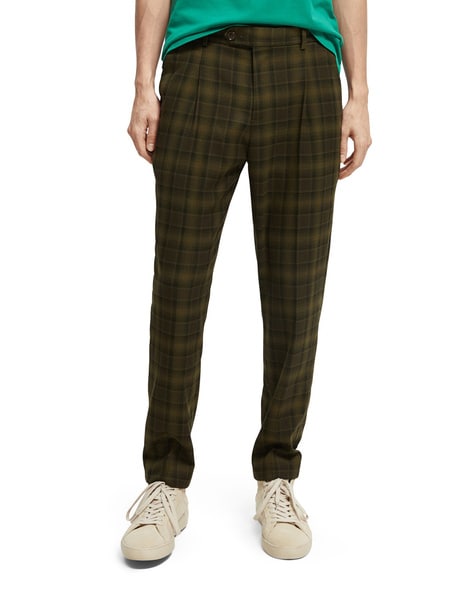 ASOS DESIGN super skinny mix and match green check suit pants - ShopStyle