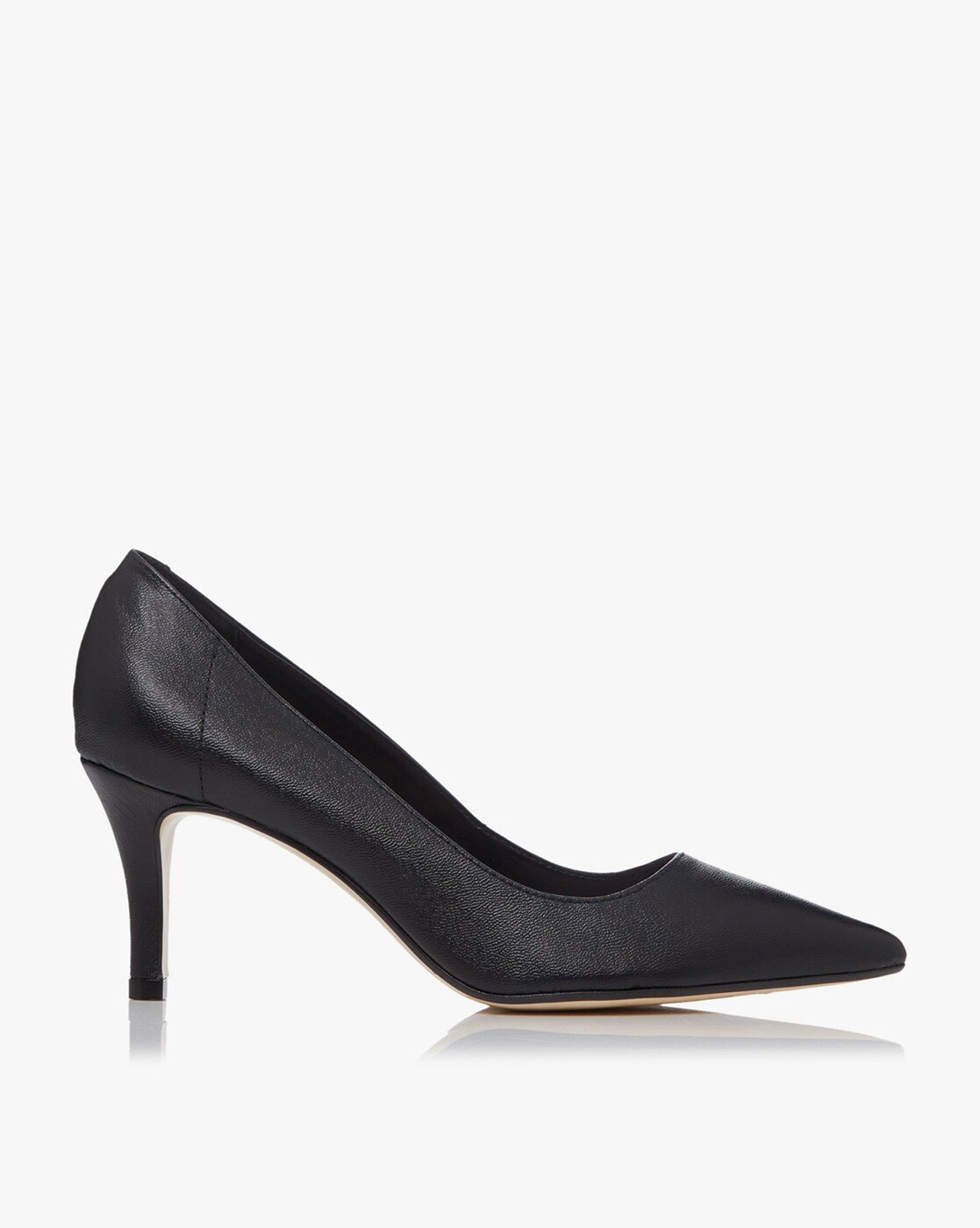 black court mid heels