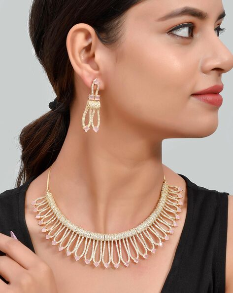 Buy Gold FashionJewellerySets for Women by Silvermerc Designs Online