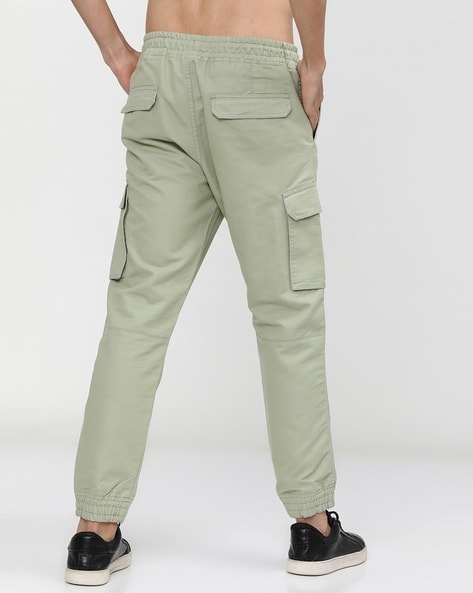 Ketch Men Blue Regular Fit Solid Casual Trousers Cargos, Cargo Pants Mr  Price Man