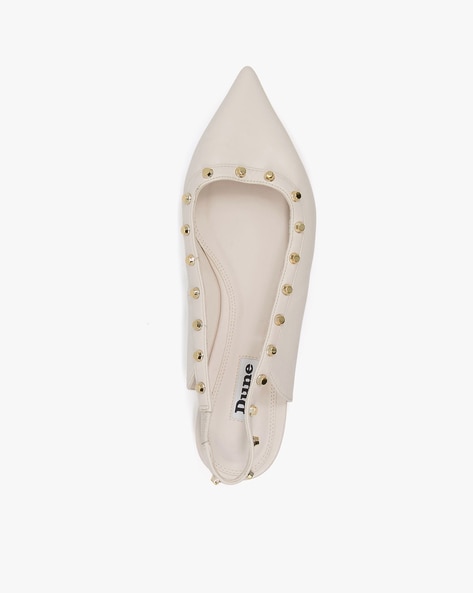 Dune white hotsell flat shoes