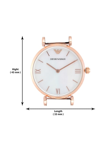 Buy EMPORIO ARMANI AR1683 Water-Resistant Analogue Watch | Dual-Toned Color  Women | AJIO LUXE